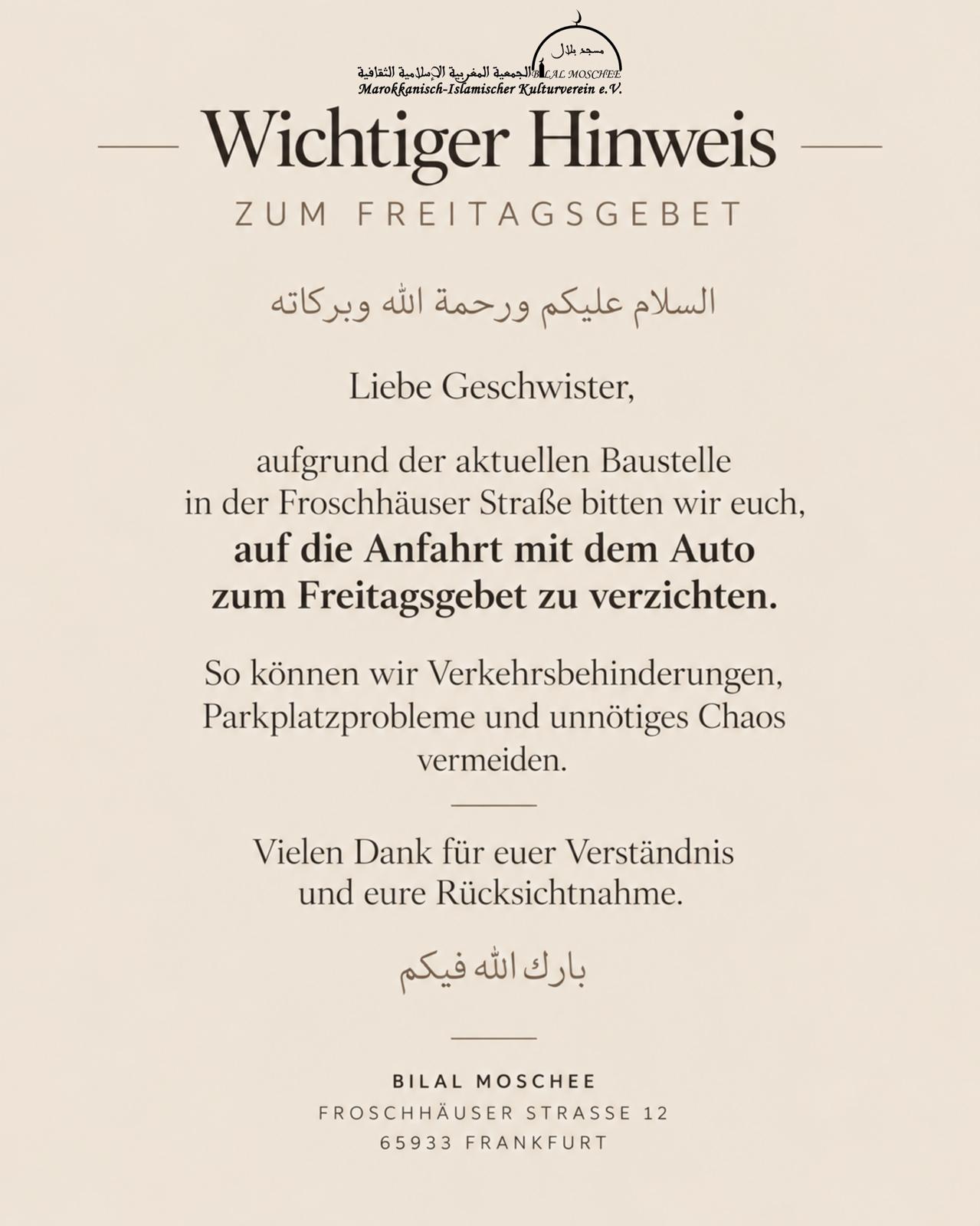 Hinweis_Freitagsgebet